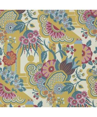 V&A II Rhododendron Magenta Pink Wallpaper 2412-176-01 By 1838 Wallcoverings