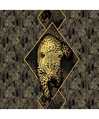 Roberto Cavalli Home No.8 Gold Leopard Gold F