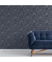 Vittorio Milan Navy/Pale Gold Wallpaper 10797