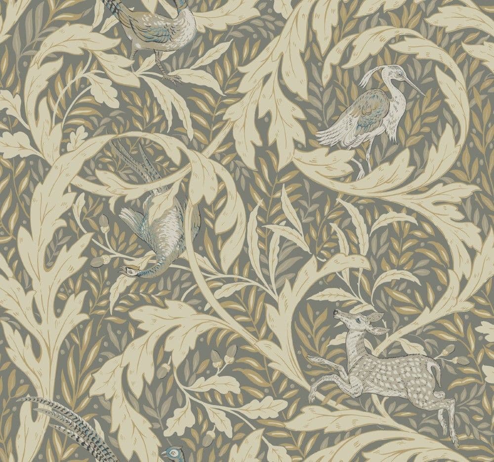 Arts & Crafts Ronald Redding Designs Wallpaper Woodland Tapestry AC9123 By York For Dixons