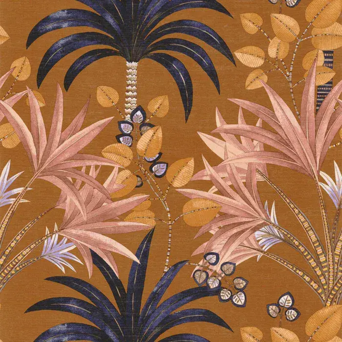 Aventura Wallpaper Mirissa Ambre/Blush 75521120 or 7552 11 20 By Casamance