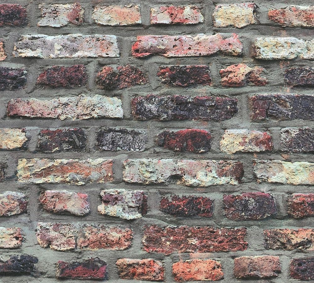 Elements Stone Brick Wallpaper 36281-1 By A S Creation