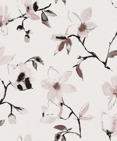 La Vie En Rose Wallpaper Laetitia Woodrose LAV002 or LAV 002 By Zoom Masureel For Colemans