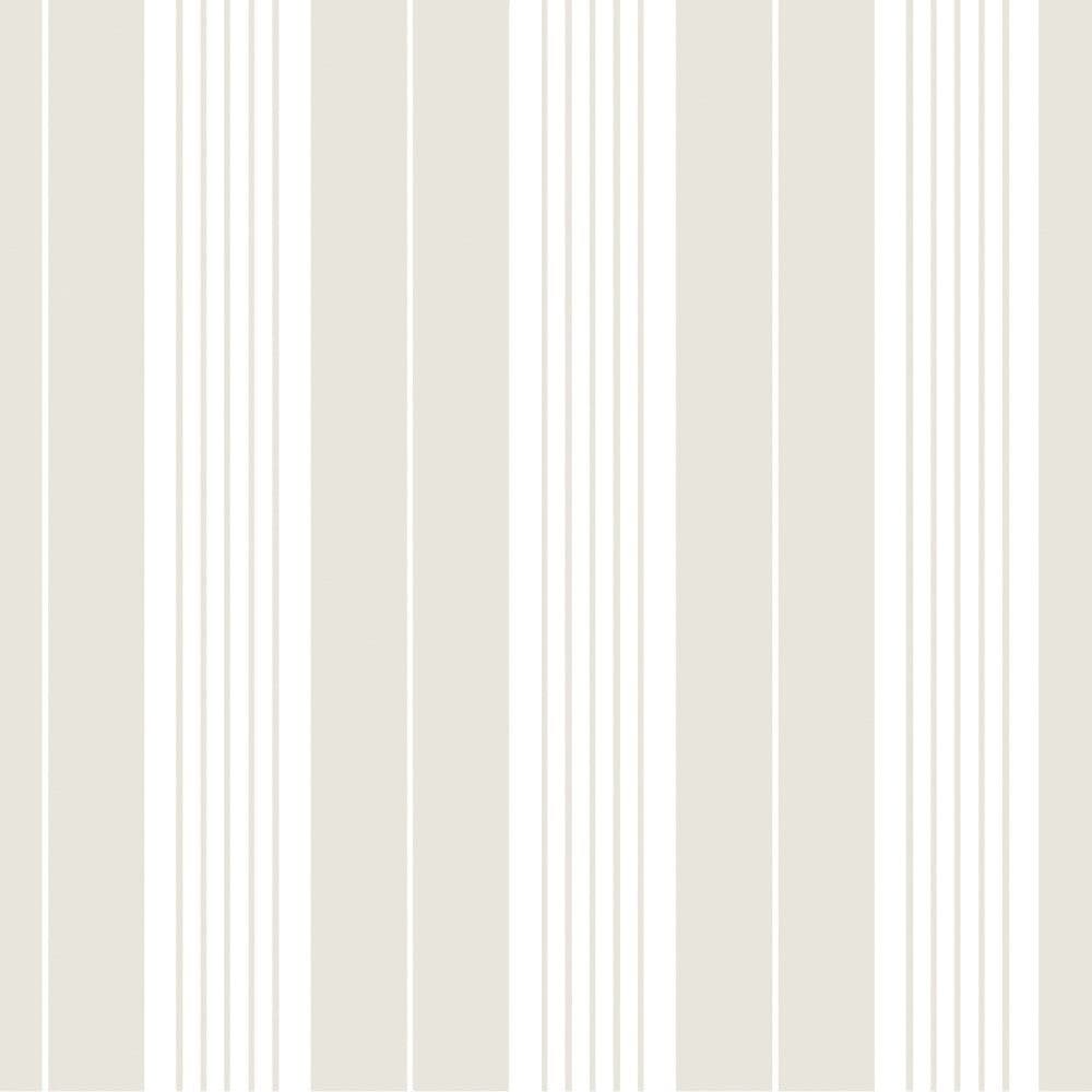 Plains & Stripes Wallpaper Strand Beige 359-02 By Duro For Dixons
