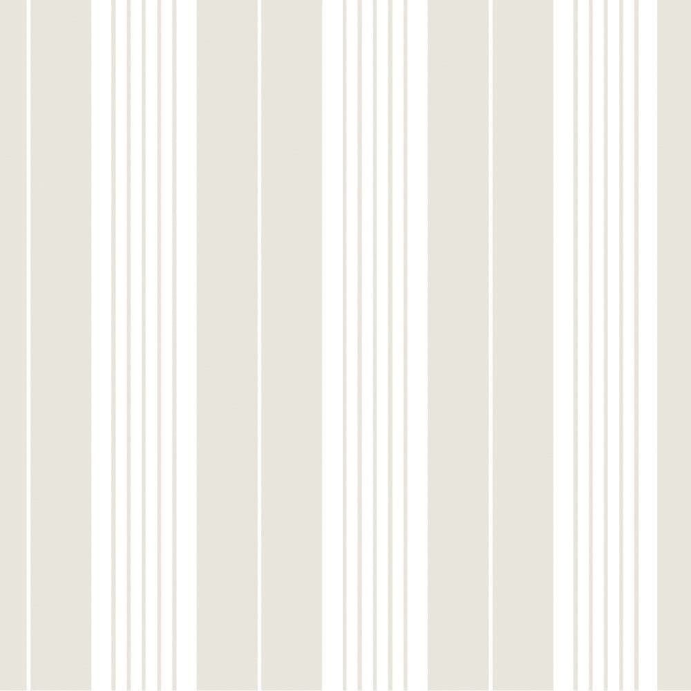 Plains & Stripes Wallpaper Strand Beige 359-02 By Duro For Dixons