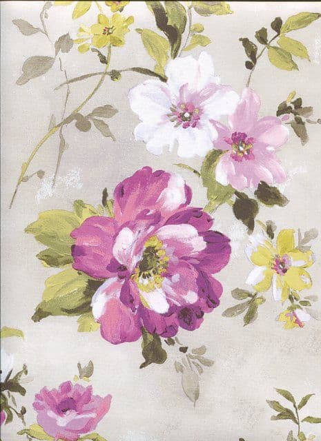 Rosemore Wallpaper 2605-21635 By Beacon House for Brewster Fine Decor