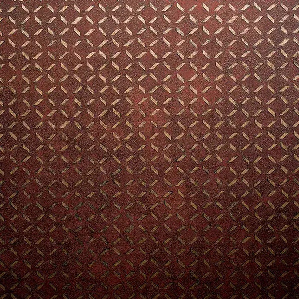 Urban Classics Soho Metal Drain Grid Antique Red Wallpaper 30049 By Hohenberger For Galerie