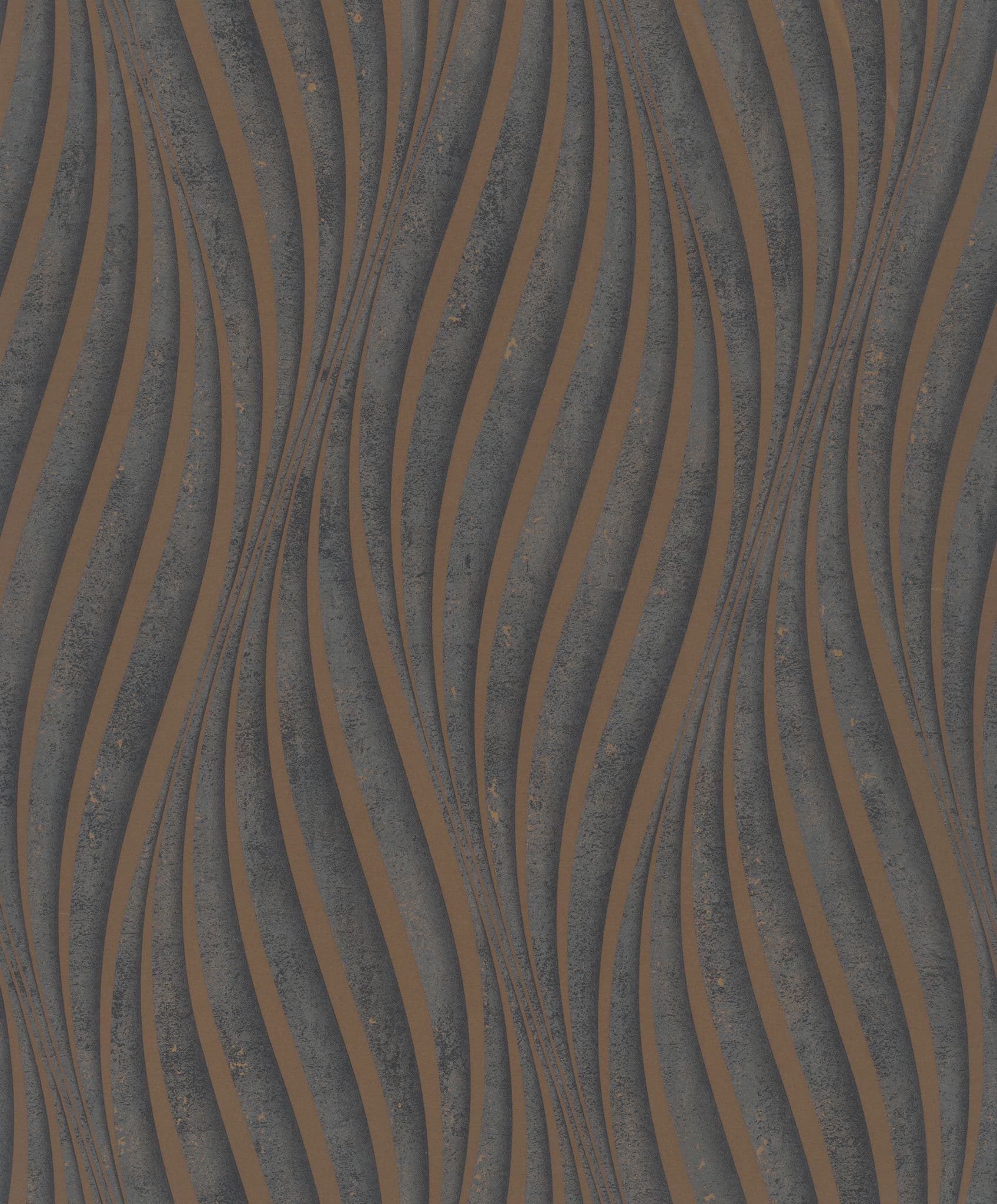 Urban Textures Wallpaper Wave Black Copper 34263 Page 53 By Marburg For Galerie